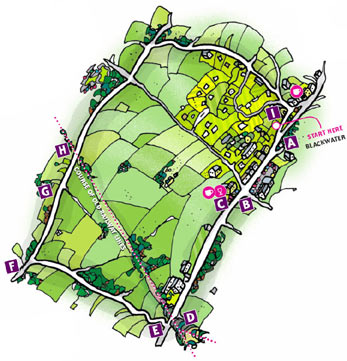 Walk 10 Map - Blackwater