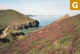 View over the North Coast of Cornwall